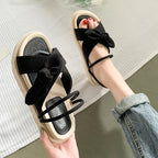 Summer Fairy Style Sandal for Women, Fashion Student Platform Flats, Roman Lady Cute Slippers