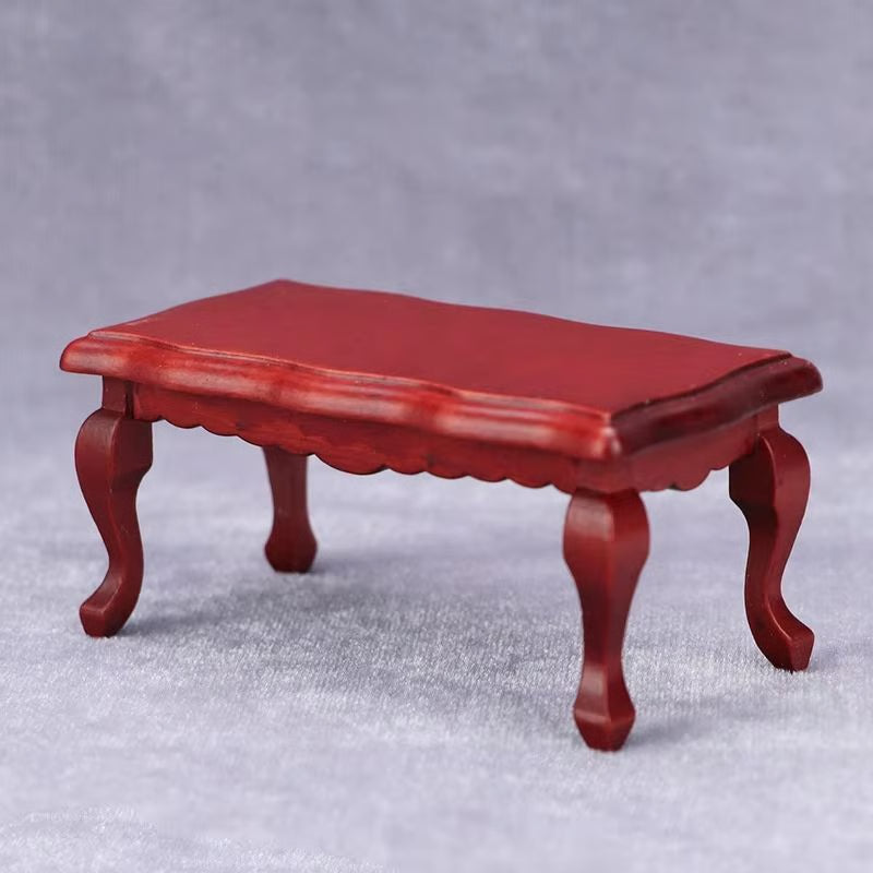 Mini Dollhouse Coffee Table Furniture Decor