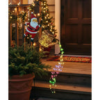 Solar Santa Claus Kettle Light for Garden and Outdoor Christmas Decoration