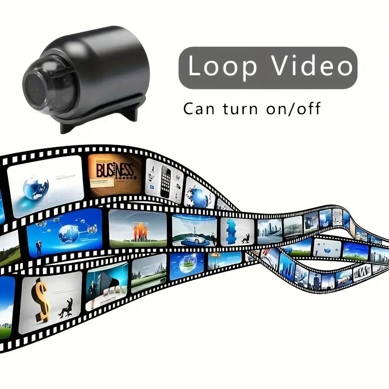 1080P HD Mini WiFi Security Camera with Night Vision and Audio Recording