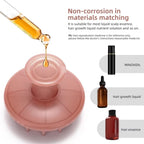 Silicone Scalp Oil Applicator & Shampoo Massage Brush for Hair Growth Care