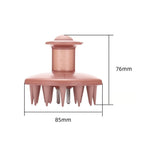 Silicone Scalp Oil Applicator & Shampoo Massage Brush for Hair Growth Care