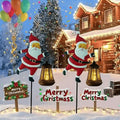 Solar Santa Claus Kettle Light for Garden and Outdoor Christmas Decoration