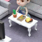 Mini Dollhouse Coffee Table Furniture Decor