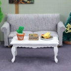 Mini Dollhouse Coffee Table Furniture Decor